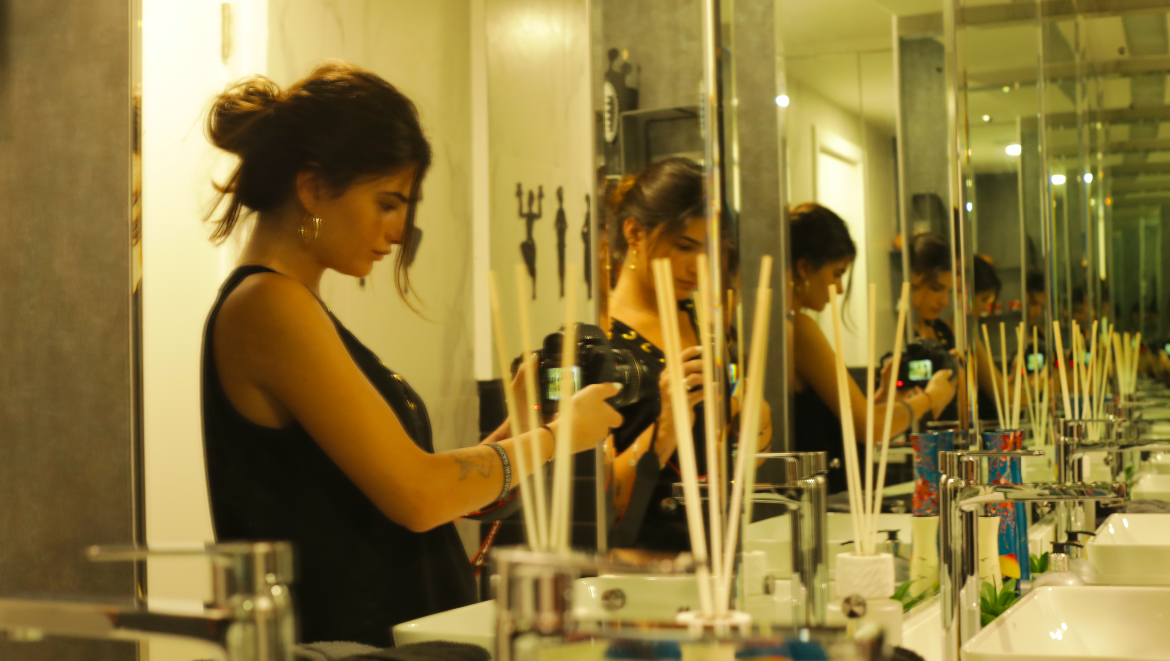 DARE — self-portrait in the mirror