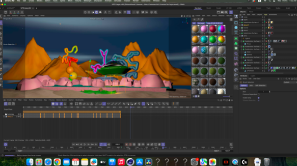 UFO process — final scene, dusk lighting